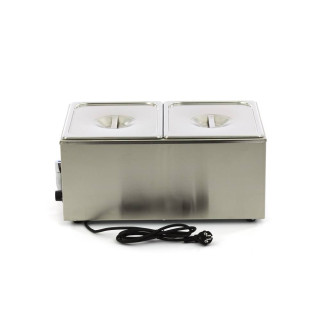 Maxima Bain Marie - met Tapkraan - incl. 2x 1/2 GN-Set - Elektrisch