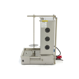 Maxima Shoarma Grill - 3 Branders - 40 Kg Vlees - Elektrisch