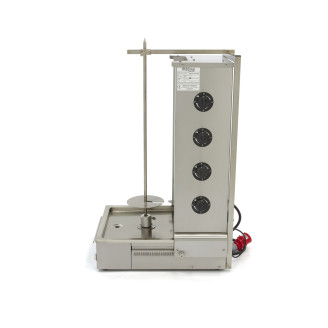 Maxima Shoarma Grill - 4 Branders - 70 Kg Vlees - Elektrisch