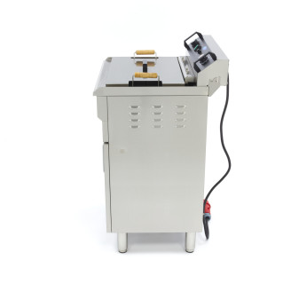 Maxima Frituurpan - 35 L - 1 Mand - met Tapkraan - 400V