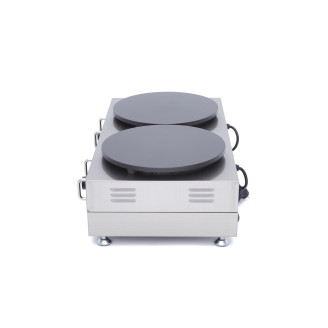 Maxima Crepebakplaat - Dubbele Crepes - 2 x 40 - incl. Beslagverdeler