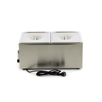Maxima Bain Marie - met Tapkraan - incl. 2x 1/2 GN-Set - Elektrisch