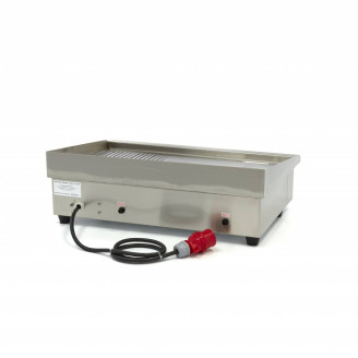 Maxima Grillplaat - Half Gegroefd - 73 cm - incl. Opvangbak - 400V