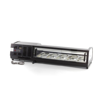 Maxima Sushi- en Tapasvitrine - 52 L - 5 x 1/3 GN - Tafelmodel
