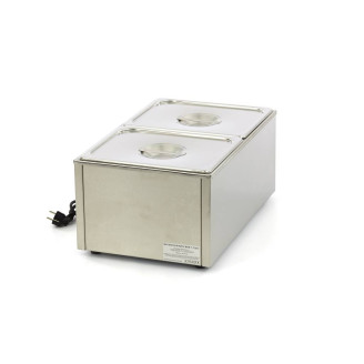 Maxima Bain Marie - met Tapkraan - incl. 2x 1/2 GN-Set - Elektrisch