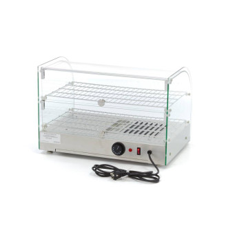 Maxima Warmhoudvitrine - 45 L - 55 cm - 2 Niveaus