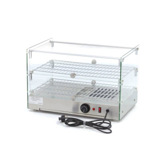 Maxima Warmhoudvitrine - 50 L - 55 cm - 2 Niveaus