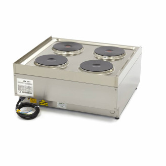 Maxima Kookplaat Horeca - 4 Pitten - Dubbel - 60 cm Diep - 400V