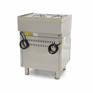 Maxima Professionele Horeca Fornuis - 4 Pitten - Met Oven - Elektrisch &nbsp;- 60 x 60 cm