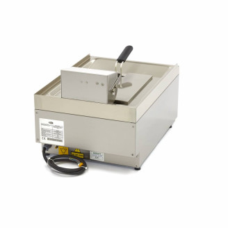 Maxima Frituurpan - 10 L - 1 Mand - met Tapkraan - 400V