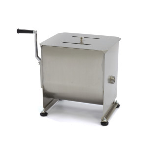 Maxima Vleesmenger - 30 L - 25 Kg Vlees - Enkele As - Handmatig