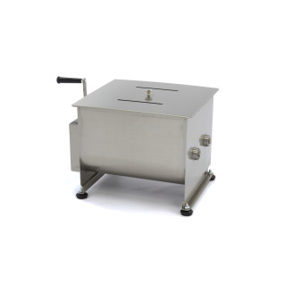 Maxima Vleesmenger - 30 L - 25 Kg Vlees - Dubbele As - Handmatig