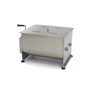 Maxima Vleesmenger - 50 L - 43 Kg Vlees - Dubbele As - Handmatig
