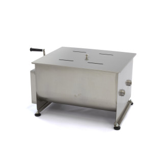 Maxima Vleesmenger - 60 L - 55 Kg Vlees - Dubbele As - Handmatig
