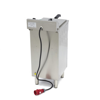 Maxima Frituurpan - 16 L - 1 Mand - met Tapkraan en Opbergruimte - 400V