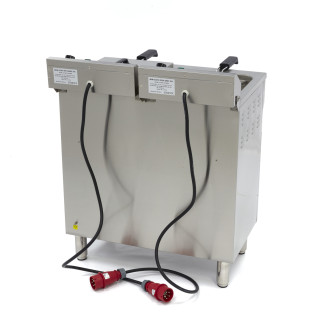 Maxima Frituurpan - 2x 16 L - 2 Manden - met Tapkraan en Opbergruimte