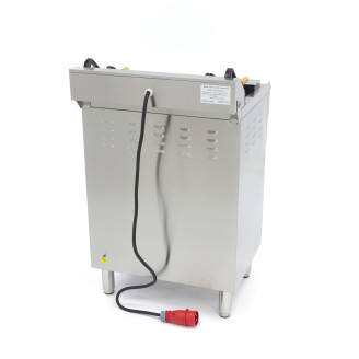 Maxima Frituurpan - 35 L - 1 Mand - met Tapkraan - 400V