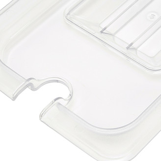 Maxima Gastronorm Deksel - 1/4 GN - Polycarbonaat - met Uitsparing
