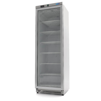 Maxima Vrieskast - 400 L - Rvs - met Glazen Deur