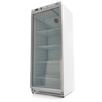 Maxima Koelkast - 600 L - Wit - met Glazen Deur