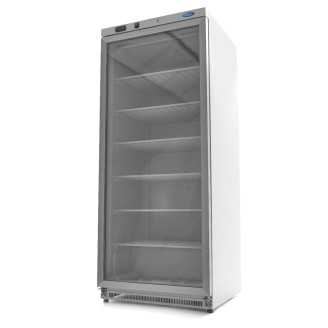 Maxima Vrieskast - 600 L - Wit - met Glazen Deur