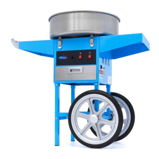 Maxima Suikerspinmachine &ndash; &Oslash; 52 cm &ndash; Blauw &ndash; met Onderstel