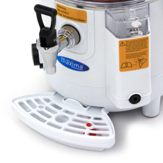 Maxima Warme Chocolademelk Dispenser &ndash; 5 L &ndash; Wit