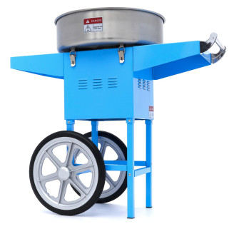 Maxima Suikerspinmachine &ndash; &Oslash; 52 cm &ndash; Blauw &ndash; met Onderstel