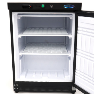 Maxima Vrieskast - 200 L - 2 Vaste Roosters - Zwart