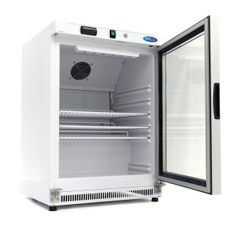 Maxima Koelkast - 200 L - Wit - met Glazen Deur