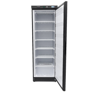 Maxima Vrieskast - 400 L - 6 Vaste Roosters - Zwart