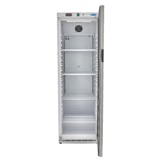 Maxima Koelkast - 400 L - Wit - met Glazen Deur