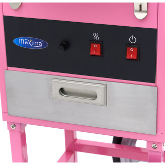 Maxima Suikerspinmachine &ndash; &Oslash; 52 cm &ndash; Roze &ndash; met Onderstel