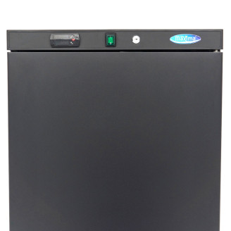 Maxima Vrieskast - 400 L - 6 Vaste Roosters - Zwart