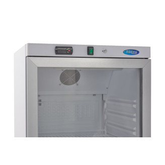 Maxima Koelkast - 400 L - Wit - met Glazen Deur