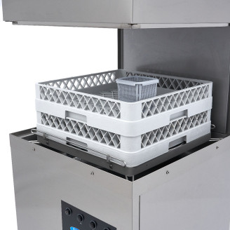 Maxima Doorschuifvaatwasser - 50 x 50 cm - met Afvoer-, Glansspoel- en Zeeppomp &ndash; 400V