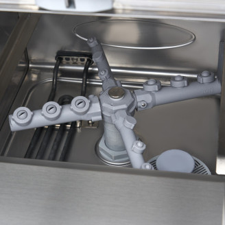 Maxima Glazenspoelmachine - 35x35 cm - met Afvoer & Glansspoel - 230V