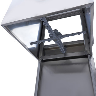 Maxima Doorschuifvaatwasser - 50x50cm - Glansspoel & Zeeppomp - 400V