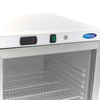Maxima Koelkast - 200 L - Wit - met Glazen Deur