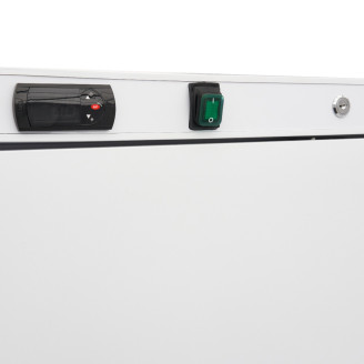 Maxima Vrieskast - 600 L - 6 Vaste Roosters - Wit
