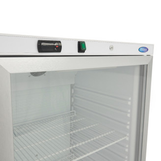 Maxima Koelkast - 600 L - Wit - met Glazen Deur