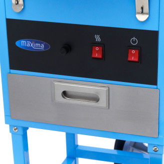 Maxima Suikerspinmachine &ndash; &Oslash; 52 cm &ndash; Blauw &ndash; met Onderstel