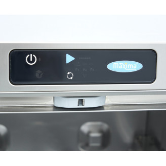 Maxima Horeca Vaatwasser - 50 x 50 cm - met Afvoer-, Glansspoel- en Zeeppomp - Digitaal Display - 230V