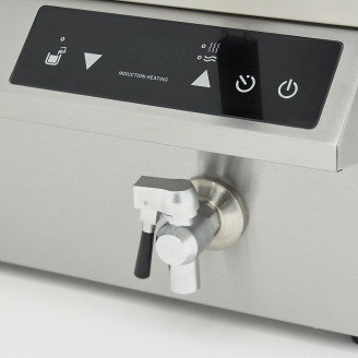 Maxima Frituurpan - 2x 8 L - 2 Manden - met Tapkraan - Inductie