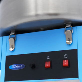 Maxima Suikerspinmachine &ndash; &Oslash; 52 cm &ndash; Blauw &ndash; met Onderstel