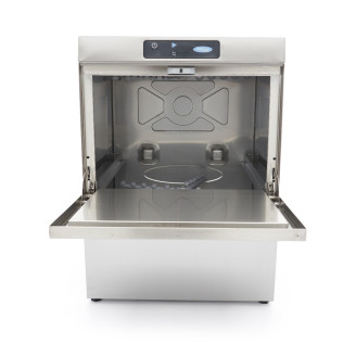 Maxima Horeca Vaatwasser - 50 x 50 cm - met Afvoer-, Glansspoel- en Zeeppomp - Digitaal Display - 230V