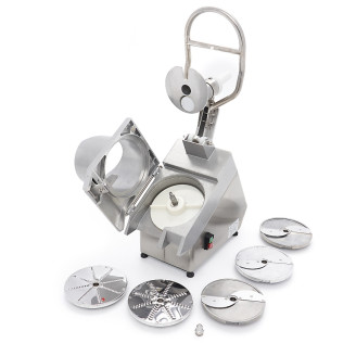 Maxima Groentesnijmachine - tot 450 Kg/Uur - incl. 5 Snijschijven