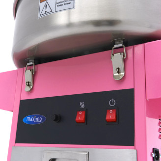 Maxima Suikerspinmachine &ndash; &Oslash; 52 cm &ndash; Roze &ndash; met Onderstel
