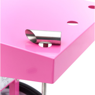 Maxima Suikerspinmachine &ndash; &Oslash; 52 cm &ndash; Roze &ndash; met Onderstel