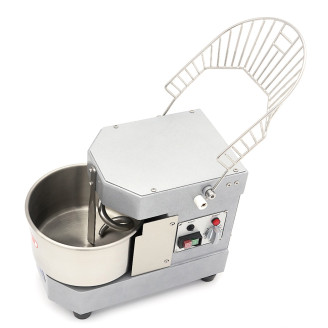 Maxima Spiraalkneder - 8 L - 4,5 Kg Deeg - Zilvergrijs